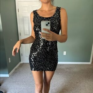 Nice black sparkly dress Size S